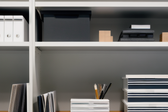 Person organizing files